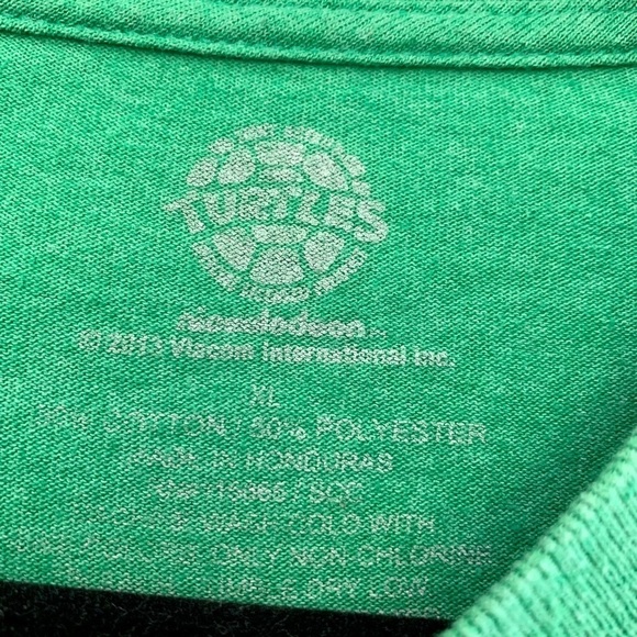 Teenage Mutant Ninja Turtles tshirt Y2k retro cartoon Nickelodeon Michael Angelo - Picture 5 of 8